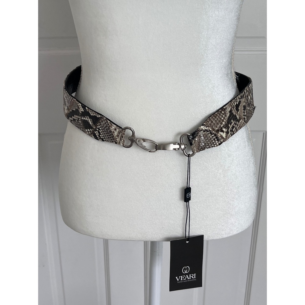 Women's Veari reversible snakeskin belt small?